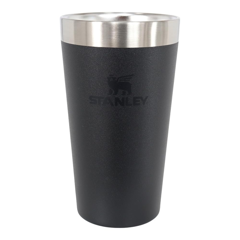 Stanley Camping Size Cup/Mug, Pint, 0.35L, Black, 2.0, 10-13022-036 (Black/FF)