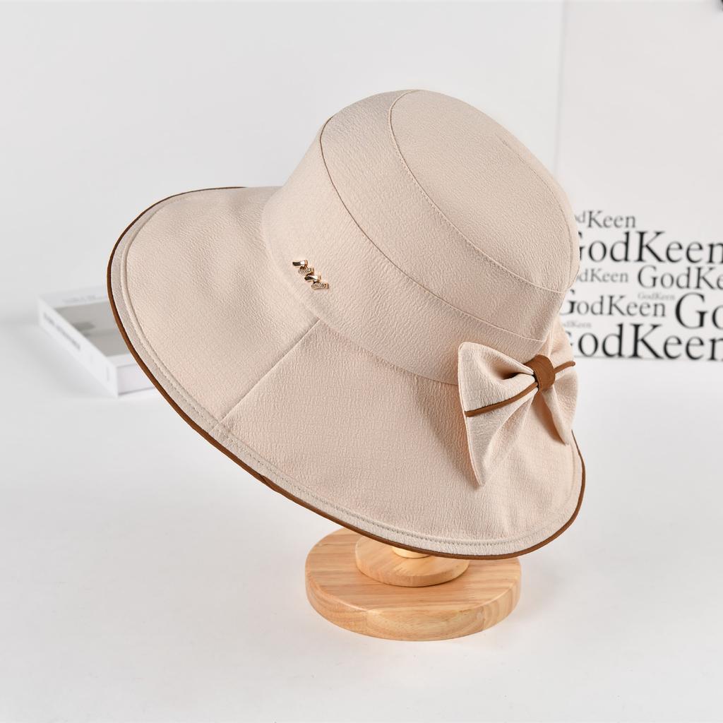 Shade Bucket Hat Women'S Summer 2026 Face Protection Uv Versatile Big Brim Basin Hat Sun Protection Hat