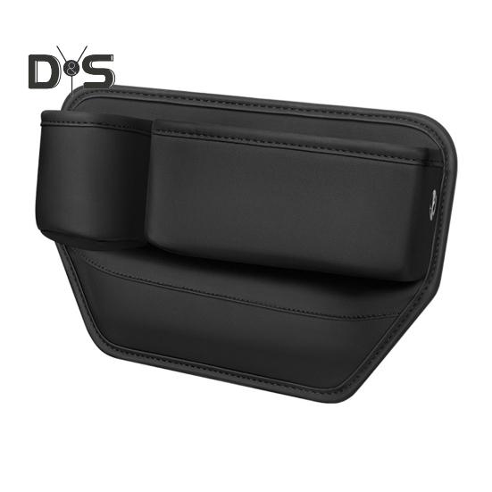 

Ящик для хранения, заполнитель щелей в автомобильном сиденье с подстаканником, большая вместимость, простая установка, ящик для хранения щелей в сиденье с подстаканником для воды чёрный