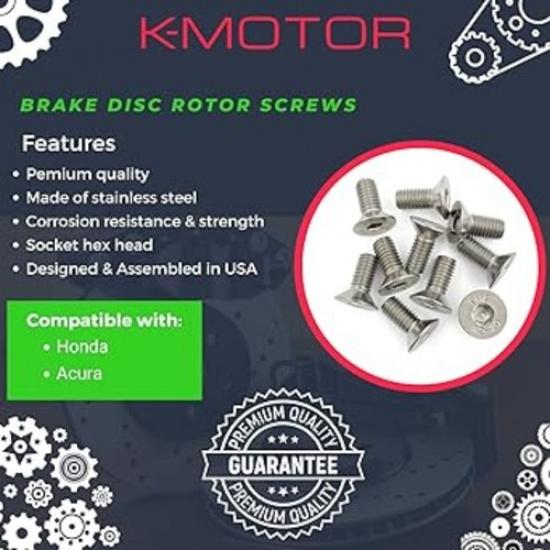 Brake Rotor Screw kit - Stainless Steel (10 Pack)