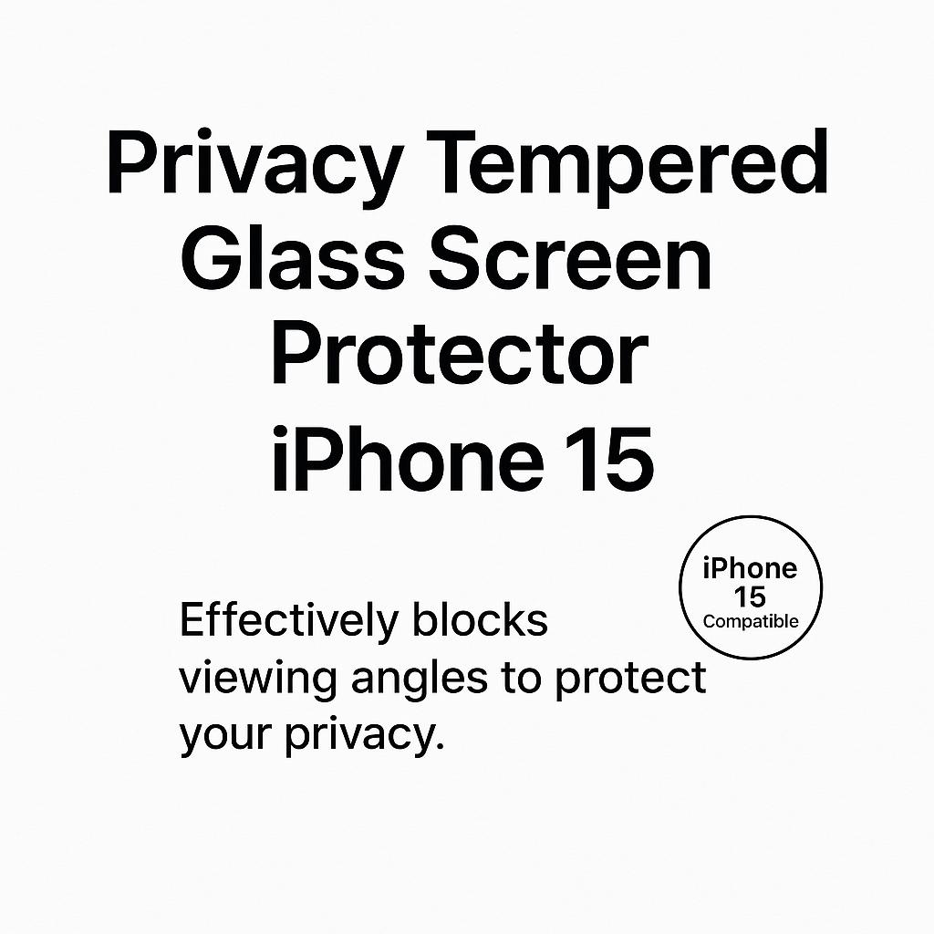 The Korean Trend: iPhone 15 Privacy Screen Protector