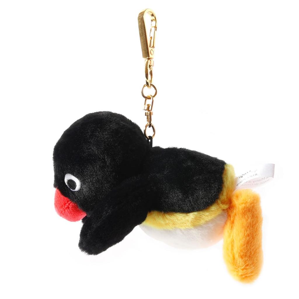 Pingu Plüschtier Rollend und Liegend Schlüsselanhänger Spielzeug, Daunen, Maskottchen, Ring/Schlüsselanhänger, Schlüsselanhänger, (Pingu)