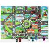 City Parking Lot Roadmap Map DIY Car Model Toys Climbing Mats English Version Kids Toys