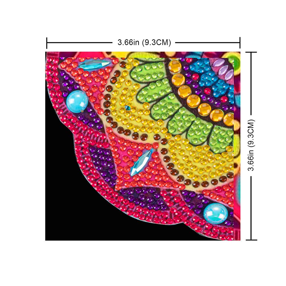 DIY Diamantmalerei Tasche Ecklesezeichen Malbuch Ecken Schutzhülle Schulbedarf Strass Handgefertigte Kunst Dekoration