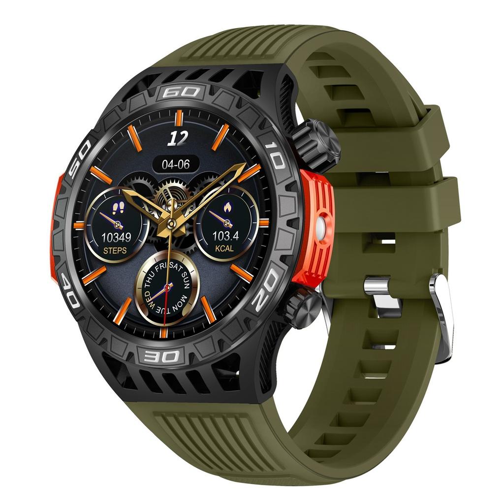Multifunctional Smartwatch, Bluetooth Call, Flashlight, Waterproof, 1.46-inch Screen, Compass, Sports Fitness Tracker