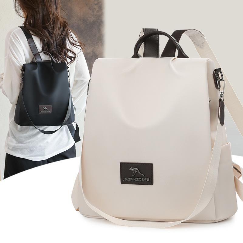 Outdoor Commuter Travel Women's Backpack Simple Nylon Versatile Student Bag Multi-purpose Anti-theft Casual Shoulder Bag