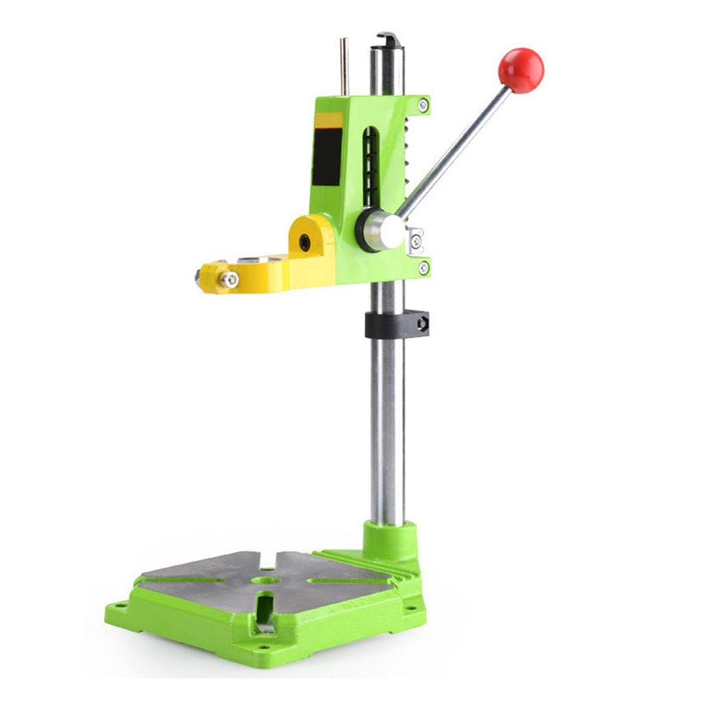 Electric Drill Stand 360 Degree Rotatable Height Adjustable Mini Bench Drill Press Clamp Holder