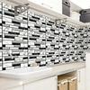10Pcs Self Adhesive Tile Wall Sticker Home Decor 3D Pvc Sticker Covers For Kitchen Cupboard Bathroom Waterproof Wallpaper