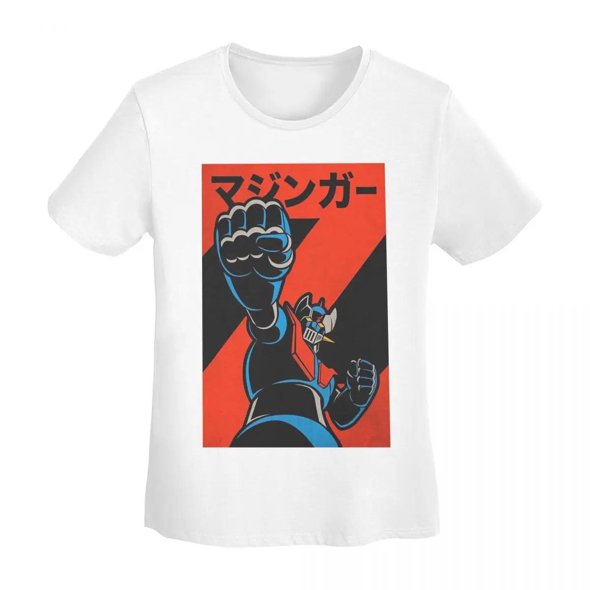 Mazinger Z Goldorak Actarus Grendizer Mask TShirt Women Short Sleeve T Shirts Round Neck Streetwear Summer Tees Streetwear S