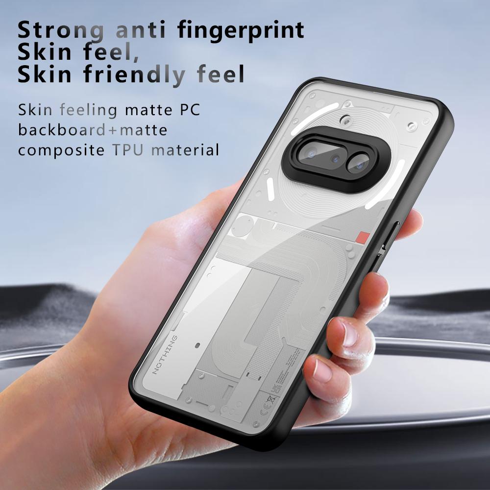 Airbag Super Protection Soft TPU+PC Clear Matte Back Cover For Nothing Phone 3A Pro 3APro Phone Case