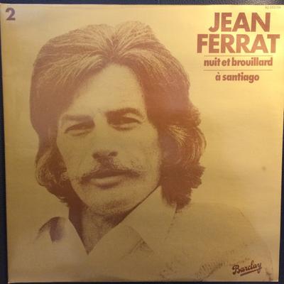 LP Record JEAN FERRAT - Nuit Et Brouillard / À Santiago 9205354 Barclay 1980 France Pop Used