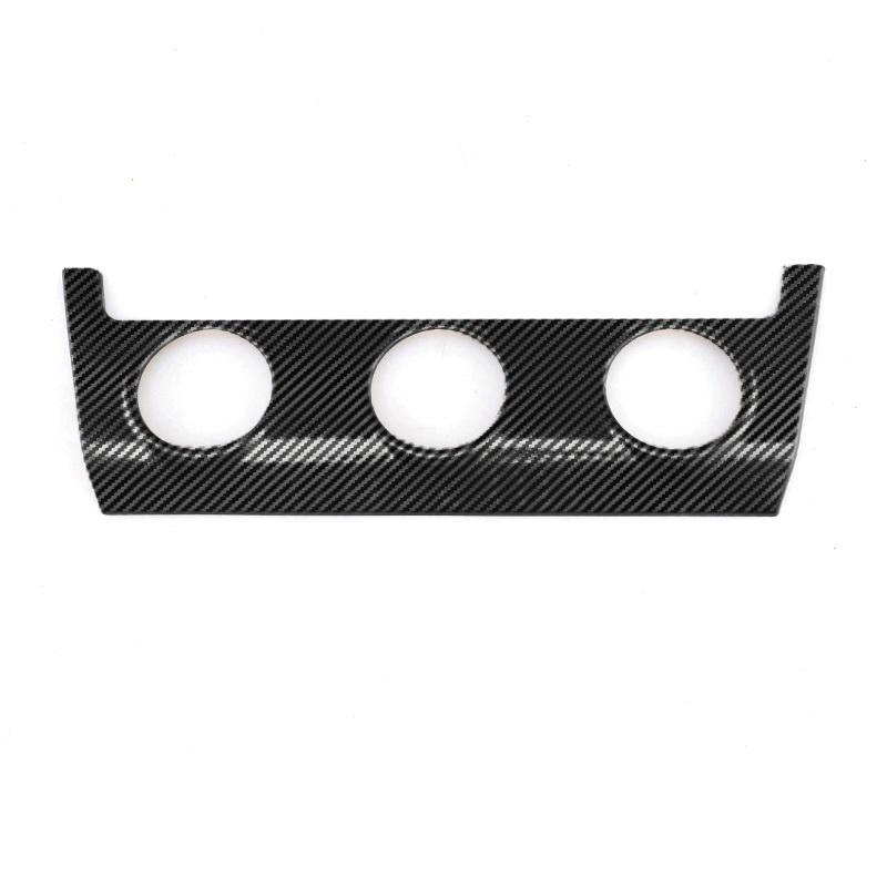 For Octavia Accessories Car Interior Center Manual AC Control Button Panel Cover Case Decoration