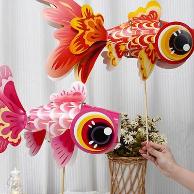 Wedding Koi Fish Lantern Bride Robe Photo Backdrop Decoration & Handheld Props