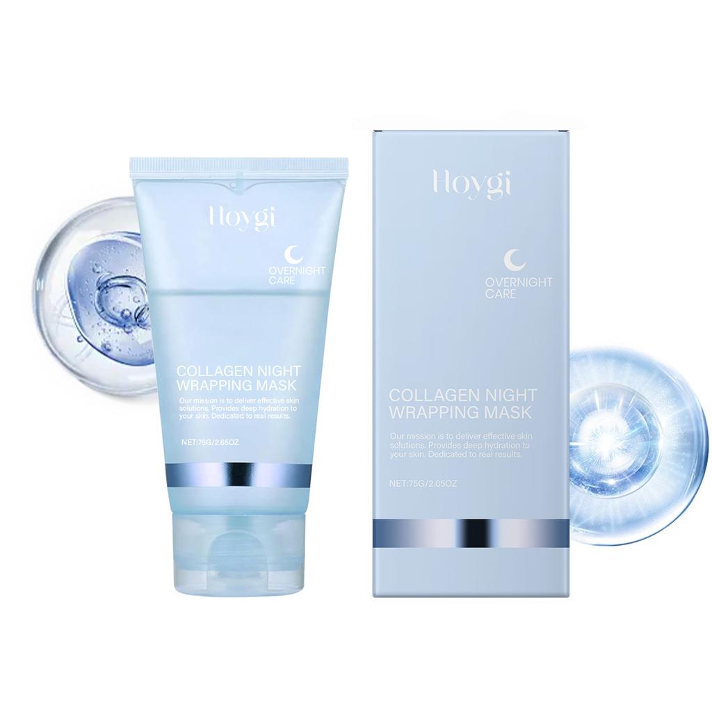 Collagen Peel Off Mask Deep Cleansing Pore Minimizing Facial Treatment for Glowing Skin Hydration Boost