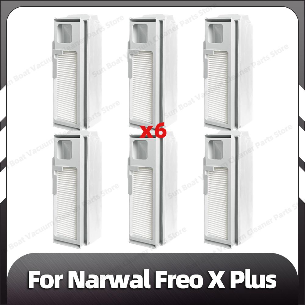 Compatibile per Narwal Freo X Plus Ricambio Spazzola Laterale Principale Filtro HEPA Panni Mop Sacchetti per la Polvere Accessori Parti di Ricambio