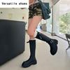 Vintage Winter Platform Women Knee High Boots Fashion Slip On Long Booties Designer High Heels Botas De Mujer