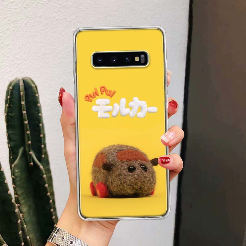 Cute PUI PUI MOLCAR For Samsung Galaxy Note 20 Ultra 20 10 Pro 9 8  Phone Case S10E S10 Plus S9 S8 + S7 Edge M21 M32 Cover