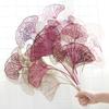 Wedding Shop Decor 3-pronged Home Decoration Fan Leaf Fake Flowers Ginkgo Leaf Party Supplies