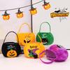 Halloween Cartoon Pumpkin Candy Bag Kids Handheld Gift Bag Party Decoration
