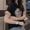 New Chinese Style Chinese Style T-shirt Contrasting Versatile Top