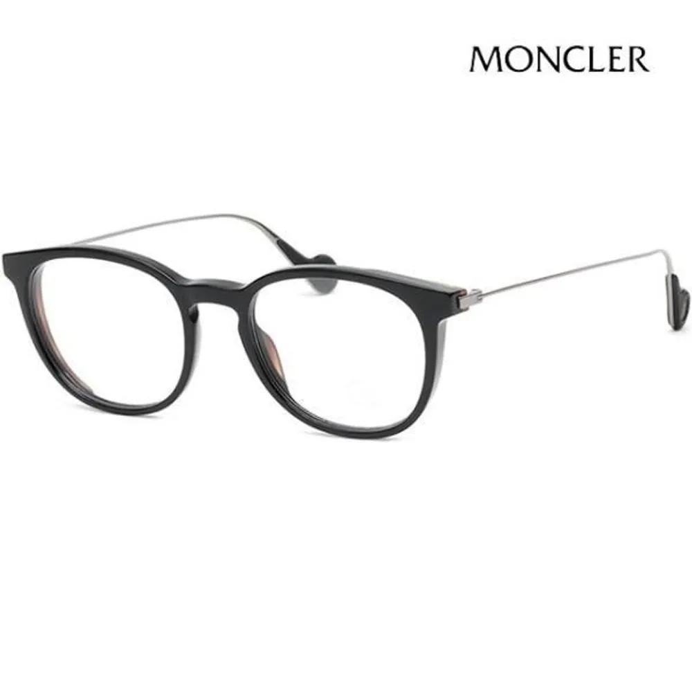 Moncler Eyeglass Frames ML5072 001 Arnel-style Horn-rimmed Glasses Black