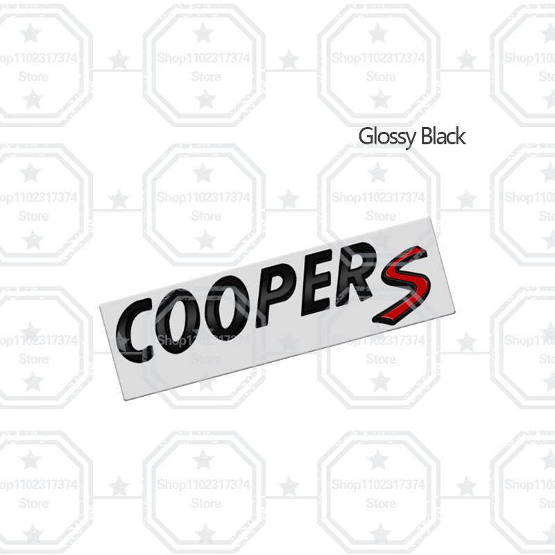 3D S SD Emblem Metal Car Side Badge Decoration Rear Trunk Sticker For Mini Cooper S R56 JCW Clubman Countryman R55 R56 R60 R61