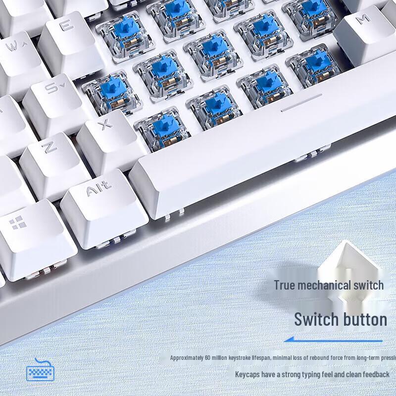 AULA F3087 Wired Mechanical Gaming Keyboard