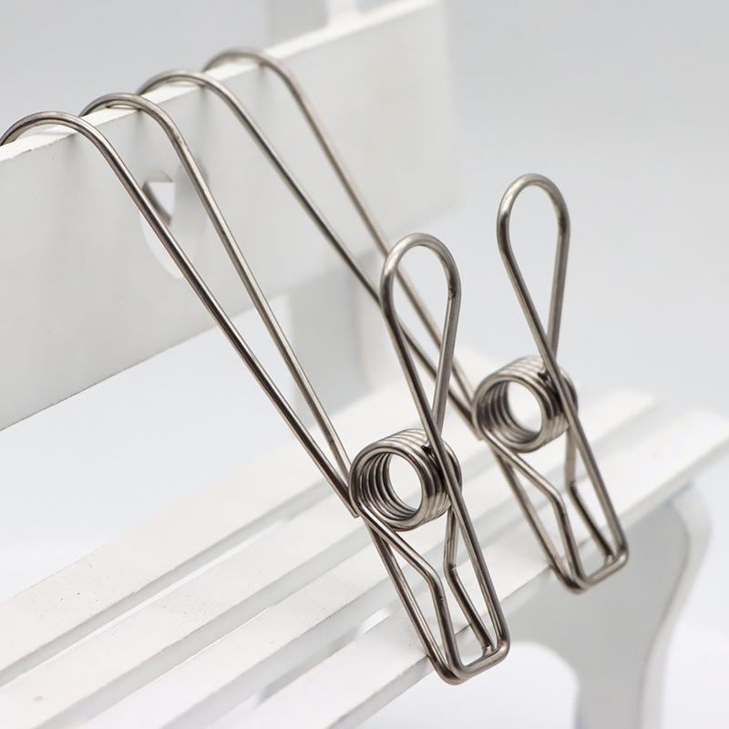 Stainless Steel Kitchen Clips with Hooks for Hanging and Drying