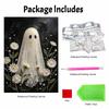 Halloween ghost pearl painting art kit handmade diy home decorations floral pattern wall decor craft supplies gift ideas