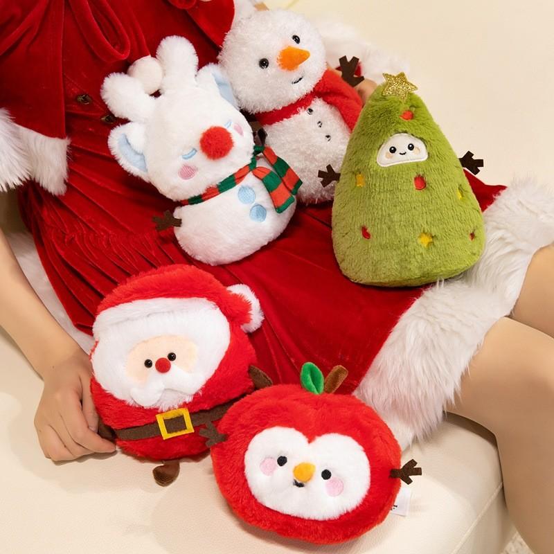 Doll Christmas Plush Pp Cotton Filling Soft Crystal Material Gift Ornament Home