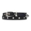 Simple Eyelet Belt In Black