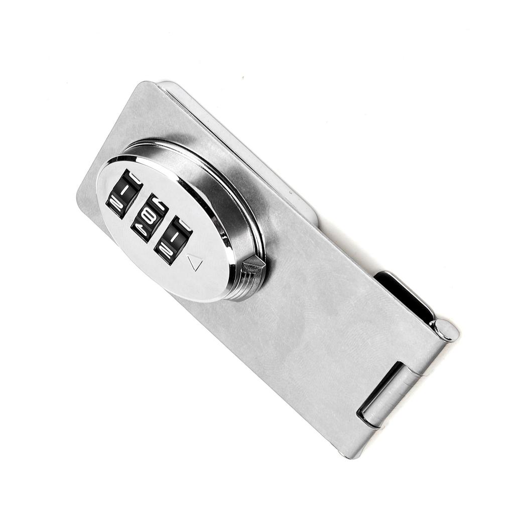 3 Digit Door Lock Closet Combination Lock Keyless 2 Installation for Swinging Sliding Double Doors Cupboard Lock Digit