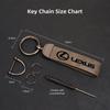 lexus Car Vintage Leather Keychain Zinc Alloy Keyring For RX330 IS250 Ct200h ES300h RX350 IS300h UX Key Holder Pendant Ornaments