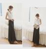 Women's Modal A-Line Strappy Long Skirt - Slim Fit, Summer Style, Plus Size