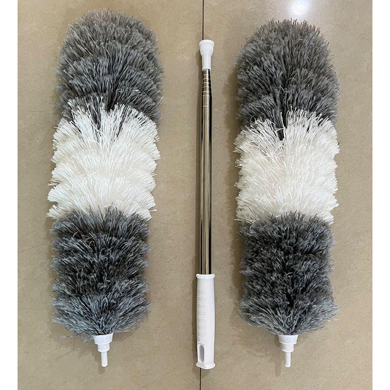 Telescopic Electrostatic Feather Duster for Ceiling and Cobweb Cleaning