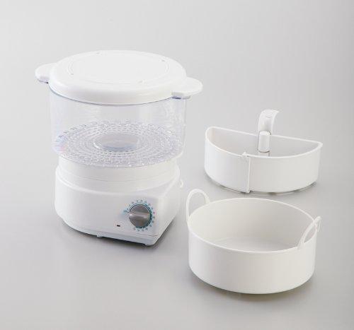 AL COLLE [Easy Steaming! Compact Single-tier Food Steamer] AFS-650/W