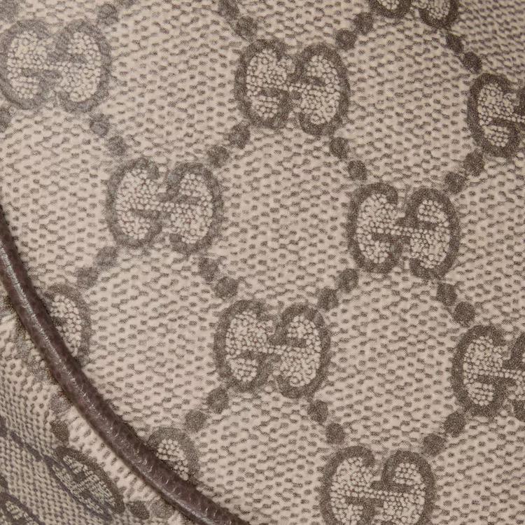 Gucci Ophidia Classic Double G Print Leather Trim Shoulder Tote Bag Small Women Handbags Beige Brown 838463-FAE0P-9746