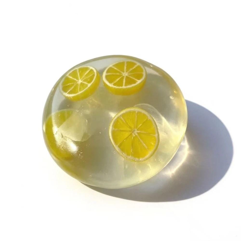 Strawberry Coconut Oil Squishy Ball Watermelon Ball Quick-rebound Squeeze Toy  Home Decoration