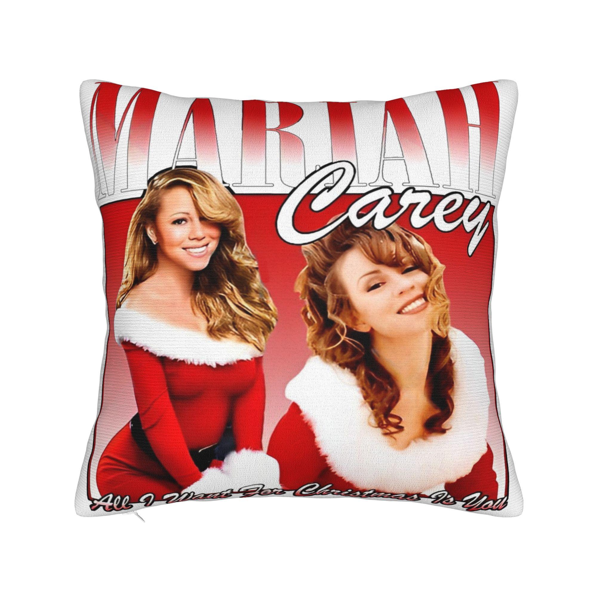 

Mariahs Pillow Case Careys christmas Funny Pillow Cover Graphic Pillowcases For Sofa Home Decoration 30cmx30cm