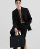 Bedford11Th Slim Boston Briefcase [Black Combo]