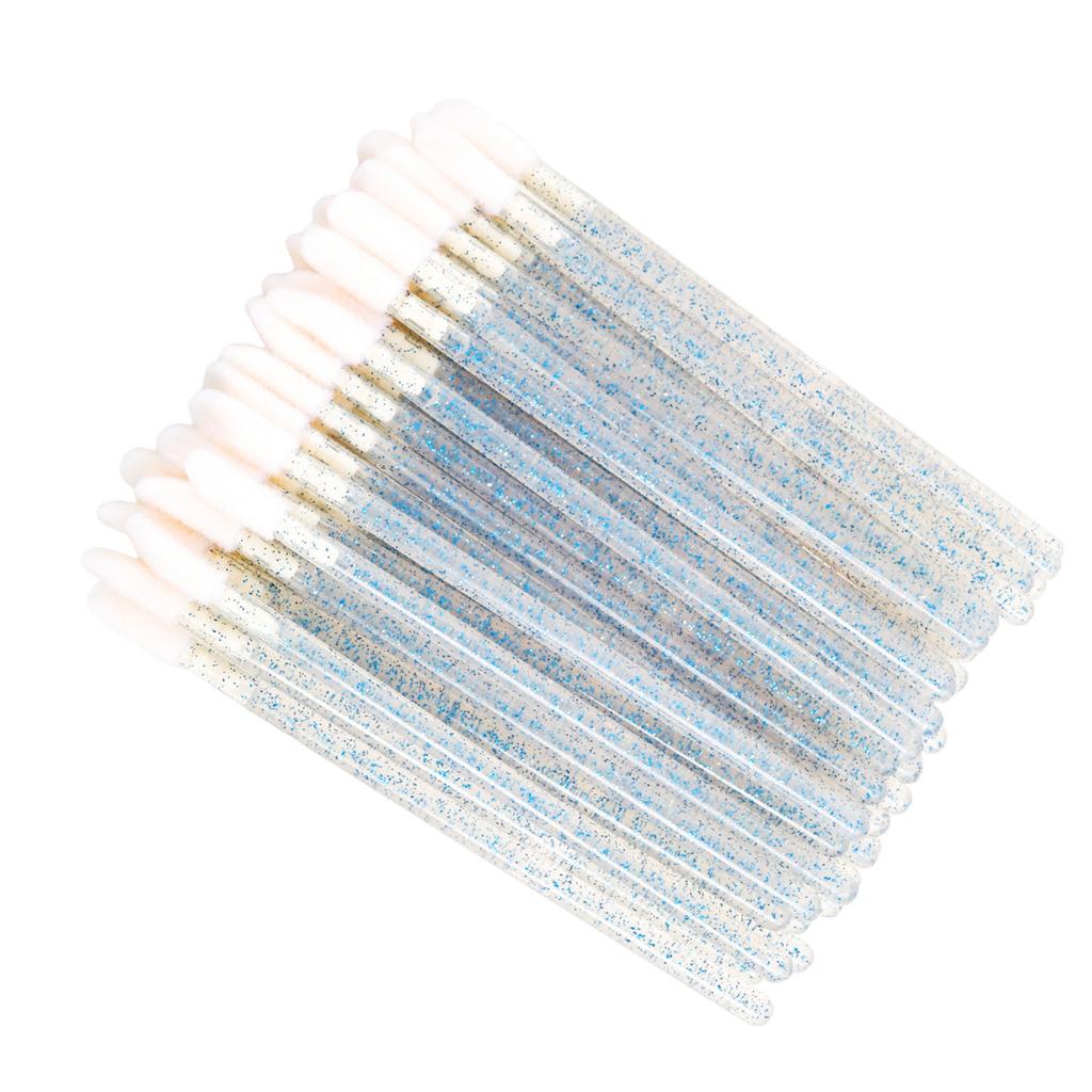 Disposable Lip Brushes 50pcs Makeup Lipstick Applicators Soft Portable Beauty Tools for Lip Gloss Application