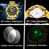 New Mens Watches OLEVS Top Luxury Brand Big Dial Watch Men Waterproof Quartz Wristwatch Sport Chronograph Clock Relogio Masculin
