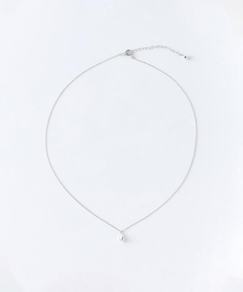 Musinsa Standard Woman Water Drop Necklace [Silver]