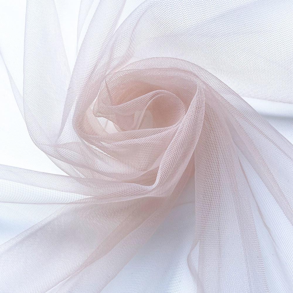 Nude Brown Tulle Fabric 1 Yard Luxury Soft Nylon Mesh for Pageant Dress Sewing Girl Birthday Tutu Skirt Embellishment Breathable