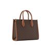 Michael Kors MK Mirella 19 Classic Letter Print Logo Zipper Closure Coated Canvas Handbag Shoulder Bag Crossbody Bag Small 35F2G7ZC5B-200