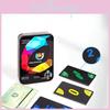 Game Cod Uno Black Board Game Cards Pvc Plastic Family Party Casual Prop Gifts