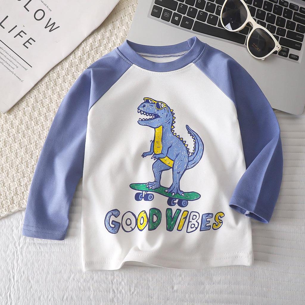 Vêtements pour enfants garçons filles T-shirt vêtements pour enfants hauts de bande dessinée à manches longues vêtements pour bébé automne hiver coton imprimé sweat-shirt
