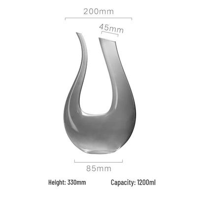 Shi Jin Light Luxury Crystal Glass Wine Decanter