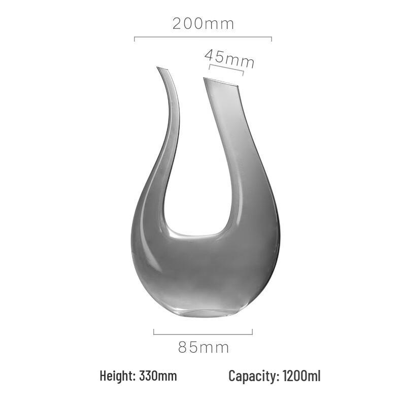 

Shi Jin Light Luxury Crystal Glass Wine Decanter