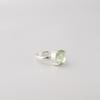 Green Amethyst Gemstone 925 Sterling Silver Jewelry Designer Pretty Ring Gift For Mother RR-72-12